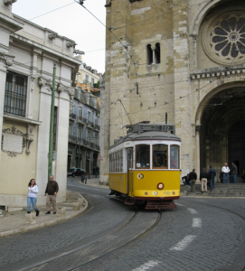 tram in Lisbon